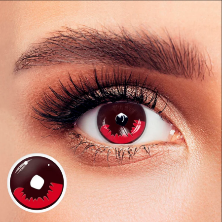 Lentes de contacto cosméticos Kamado Tanjiro
