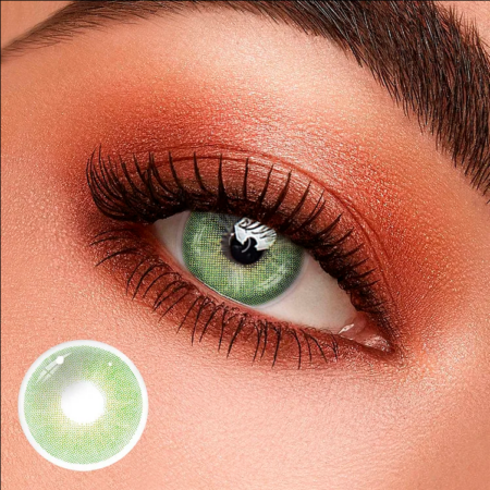 Lentes de contacto cosméticos Queen Green