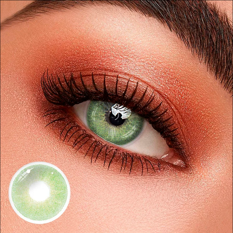 Lentes de contacto cosméticos Queen Green