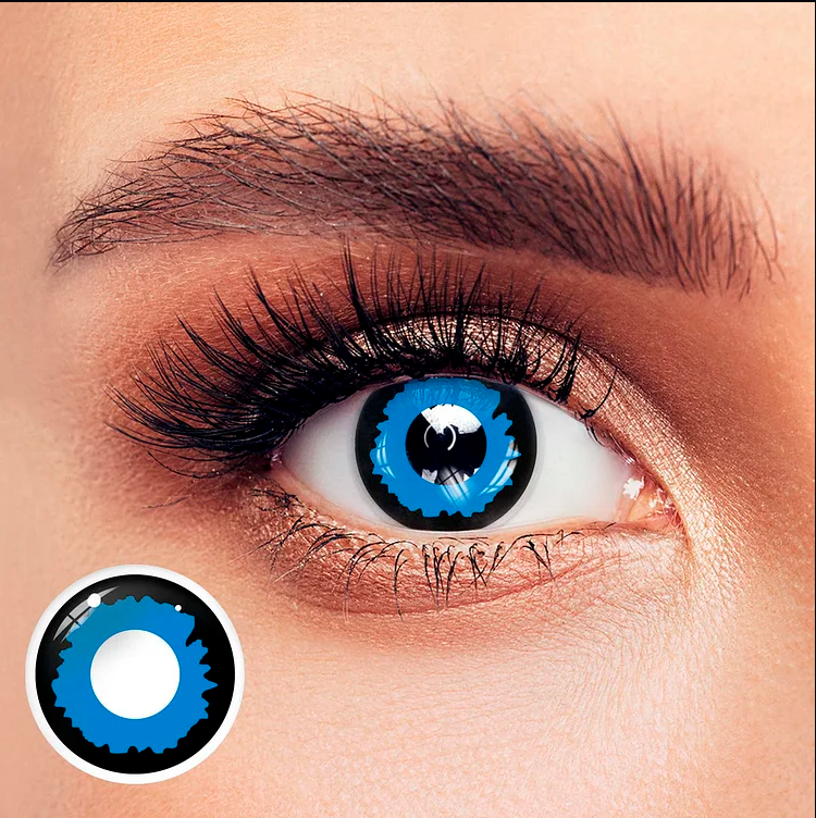 Lentes de contacto Blue Elf
